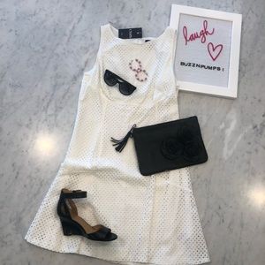 White eyelit sundress